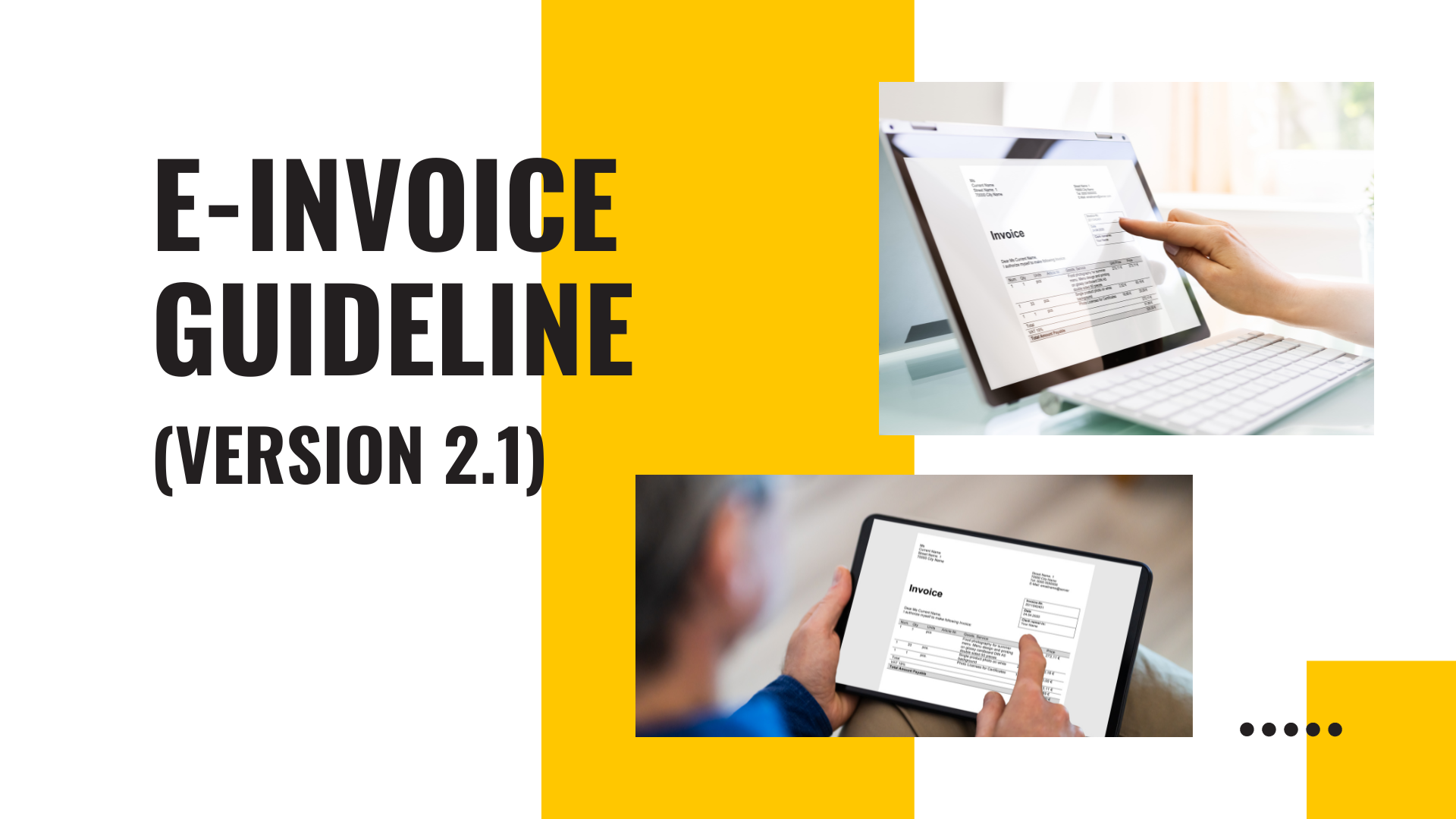 E Invoice Guideline Version 2 1 CA Corporate Account PLT